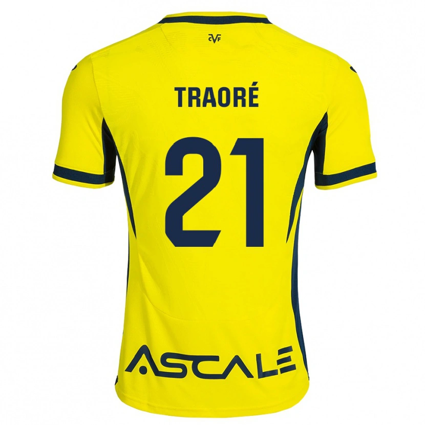 Danxen Kinderen Moussa Traoré #21 Geel Zwart Rood Thuisshirt Thuistenue 2026/27 T-Shirt