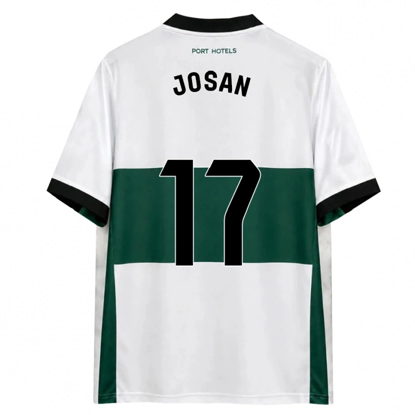 Danxen Kinderen José Antonio Ferrández Pomares #17 Groen Wit Rood Thuisshirt Thuistenue 2026/27 T-Shirt