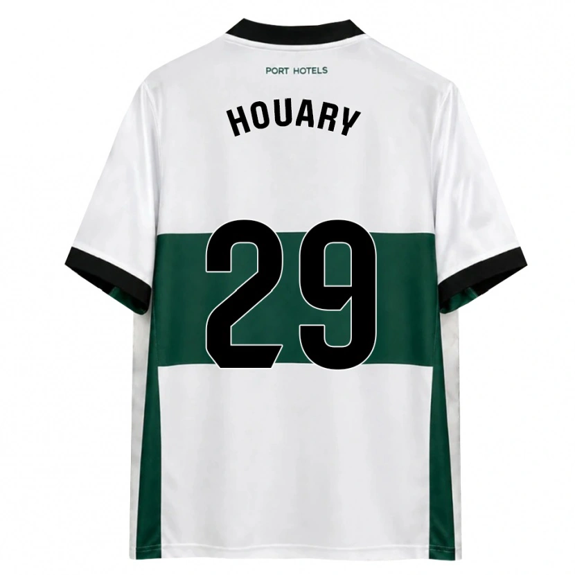 Danxen Kinderen Ali Houary #29 Groen Wit Rood Thuisshirt Thuistenue 2026/27 T-Shirt
