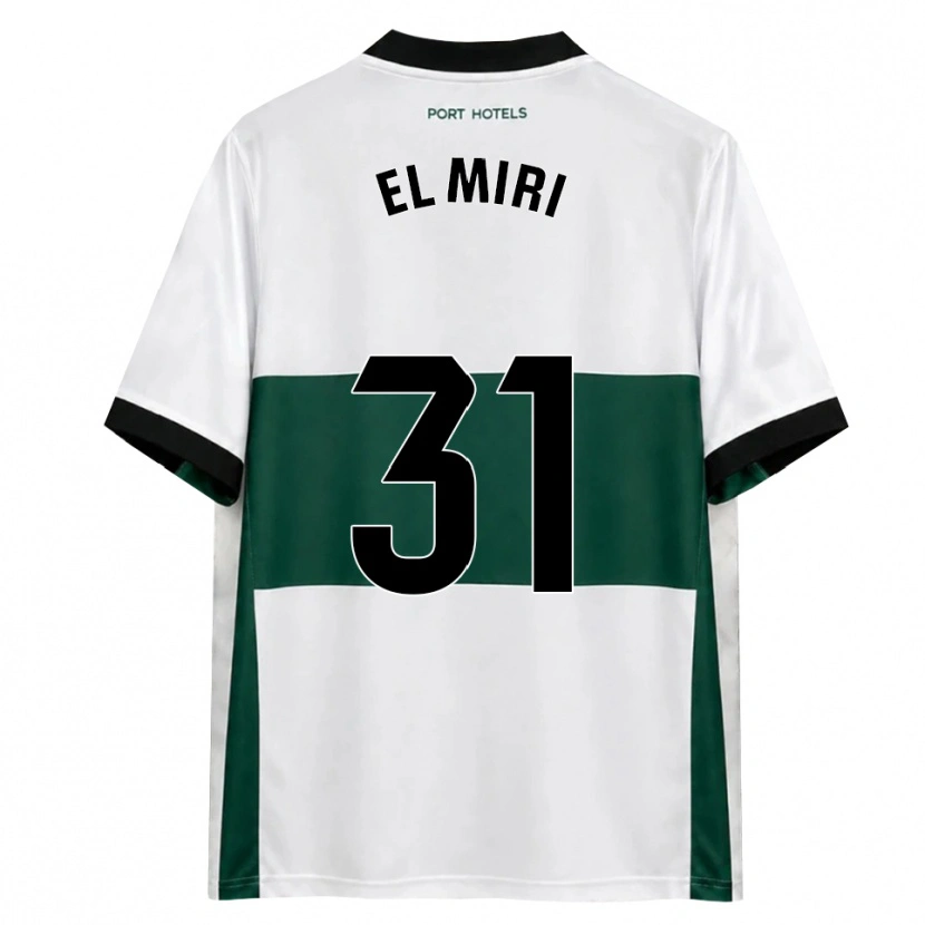 Danxen Kinderen Walid El Miri #31 Groen Wit Rood Thuisshirt Thuistenue 2026/27 T-Shirt
