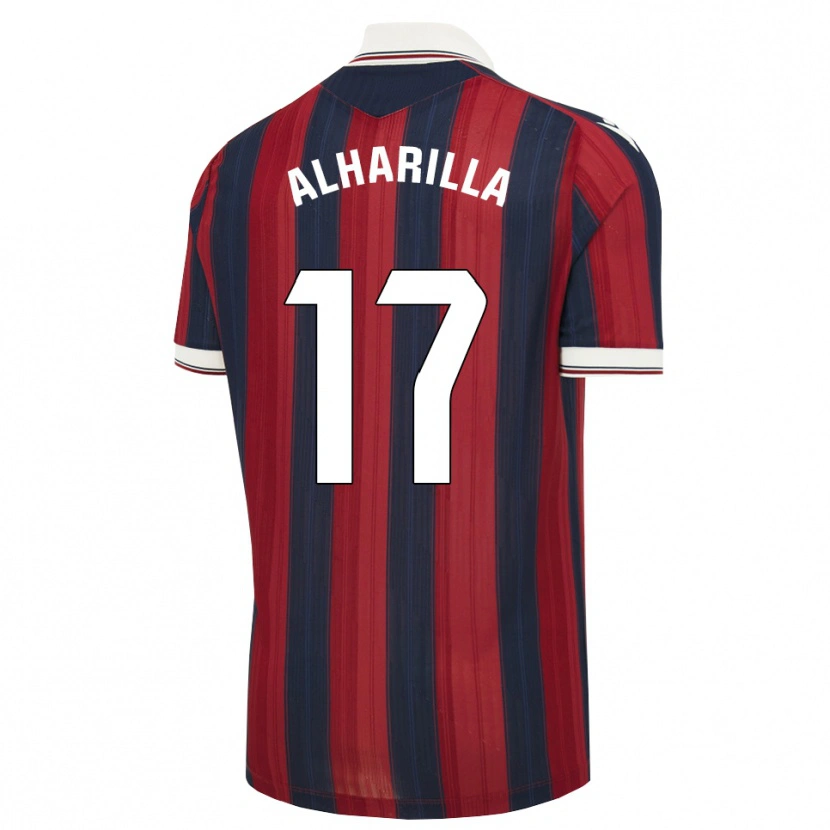 Danxen Kinderen María Alharilla #17 Middernachtblauw Rood Thuisshirt Thuistenue 2026/27 T-Shirt