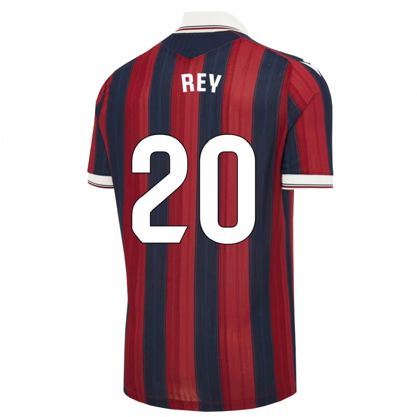 Danxen Kinderen Oriol Rey #20 Middernachtblauw Rood Thuisshirt Thuistenue 2026/27 T-Shirt
