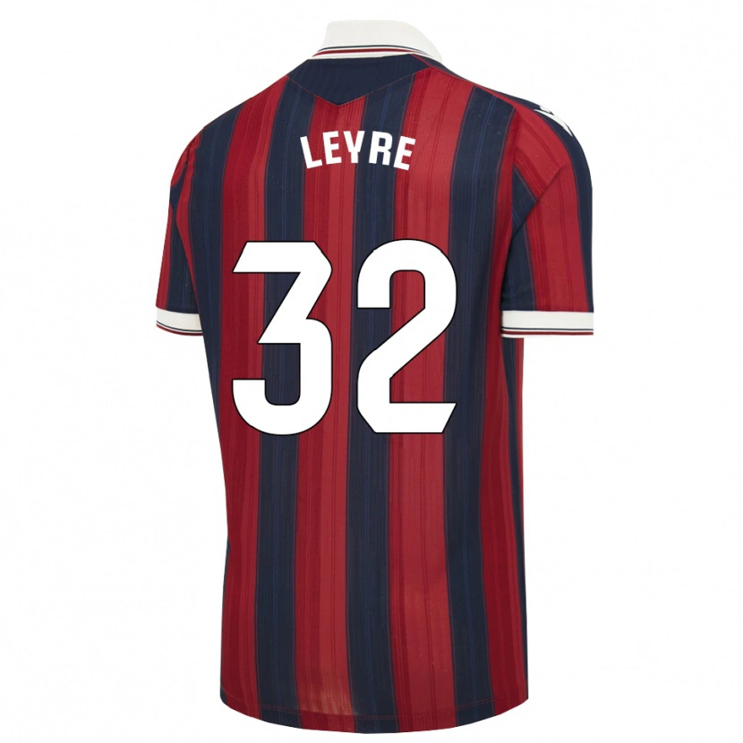 Danxen Kinderen Leyre Secades #32 Middernachtblauw Rood Thuisshirt Thuistenue 2026/27 T-Shirt