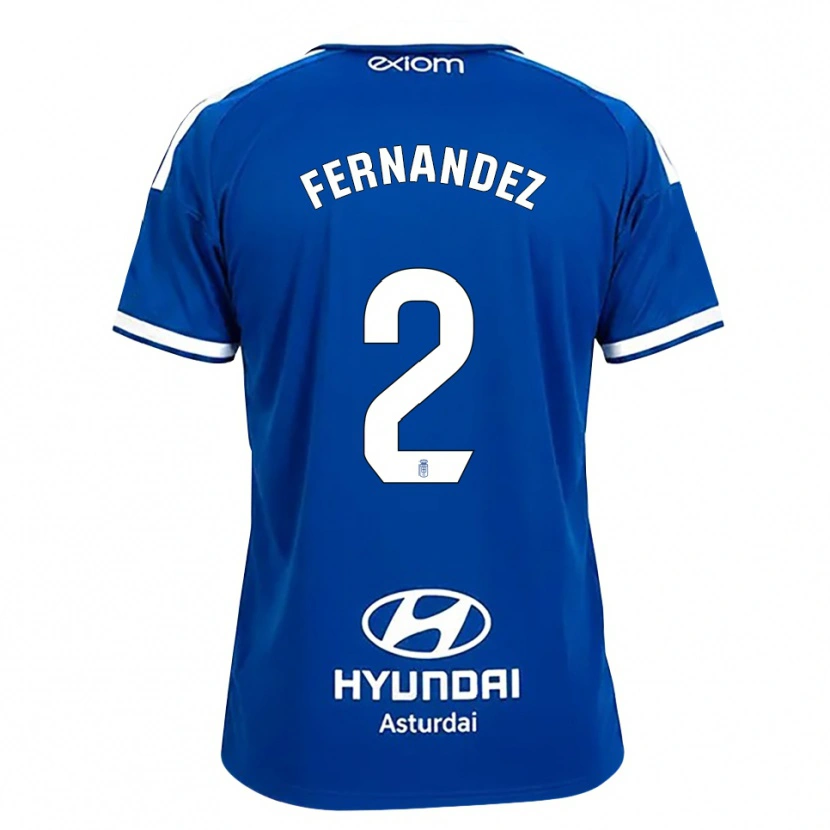 Danxen Kinderen Adrián Fernández #2 Mediumblauw Wit Thuisshirt Thuistenue 2026/27 T-Shirt