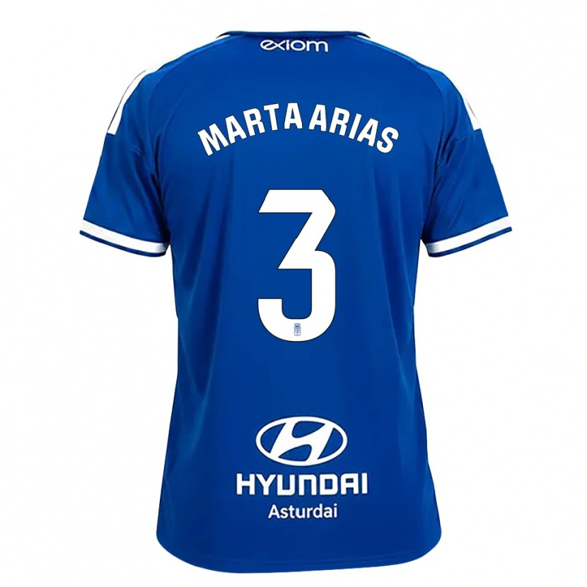 Danxen Kinderen Marta Arias #3 Mediumblauw Wit Thuisshirt Thuistenue 2026/27 T-Shirt