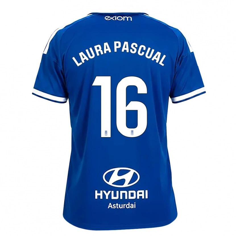 Danxen Kinderen Laura Pascual #16 Mediumblauw Wit Thuisshirt Thuistenue 2026/27 T-Shirt