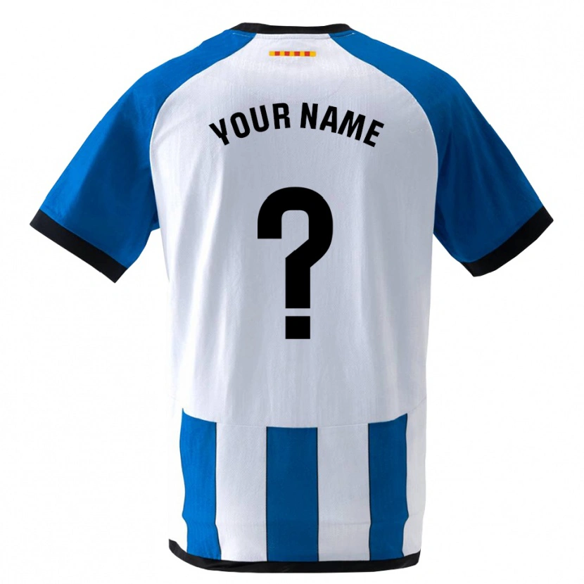 Danxen Kinderen Uw Naam #0 Koninklijk Blauw Wit Thuisshirt Thuistenue 2026/27 T-Shirt