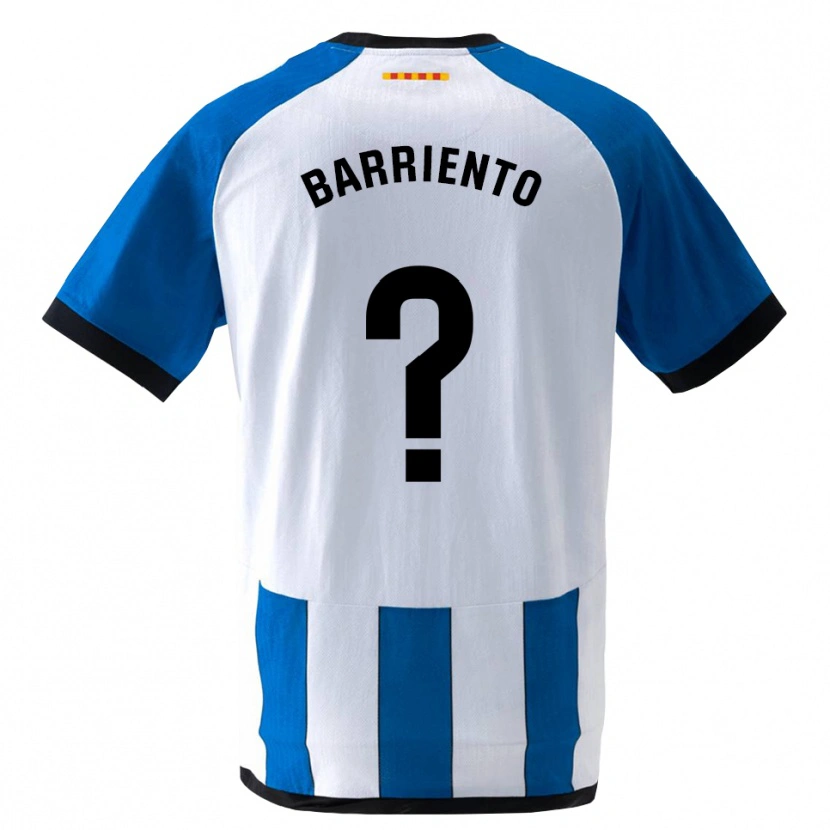 Danxen Kinderen Darek Barriento #0 Koninklijk Blauw Wit Thuisshirt Thuistenue 2026/27 T-Shirt