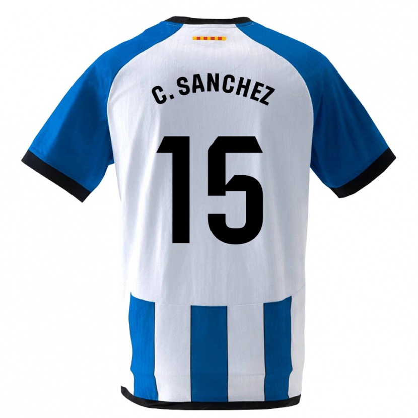 Danxen Kinderen Carlos Sanchez #15 Koninklijk Blauw Wit Thuisshirt Thuistenue 2026/27 T-Shirt