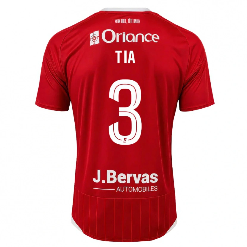 Danxen Kinderen Davy Tia #3 Wit Rood Thuisshirt Thuistenue 2026/27 T-Shirt