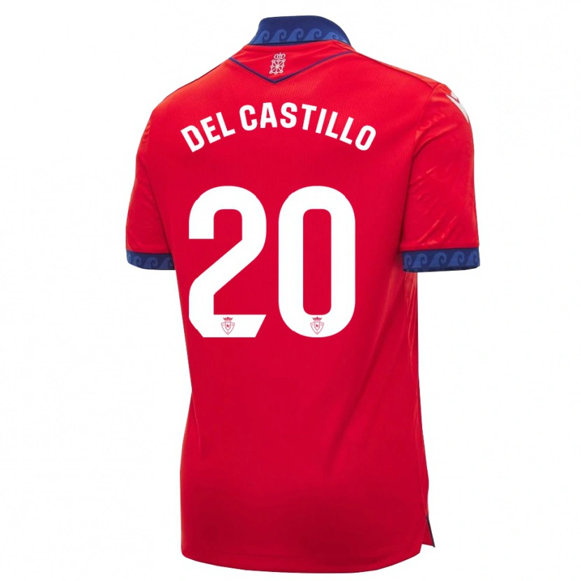 Danxen Kinderen Romain Del Castillo #20 Rood Marineblauw Wit Thuisshirt Thuistenue 2026/27 T-Shirt
