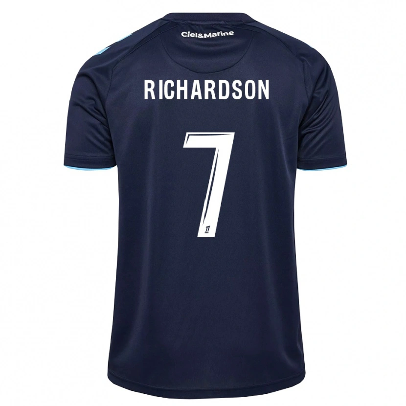 Danxen Kinderen Amir Richardson #7 Centaurieblauw Middernachtblauw Thuisshirt Thuistenue 2026/27 T-Shirt