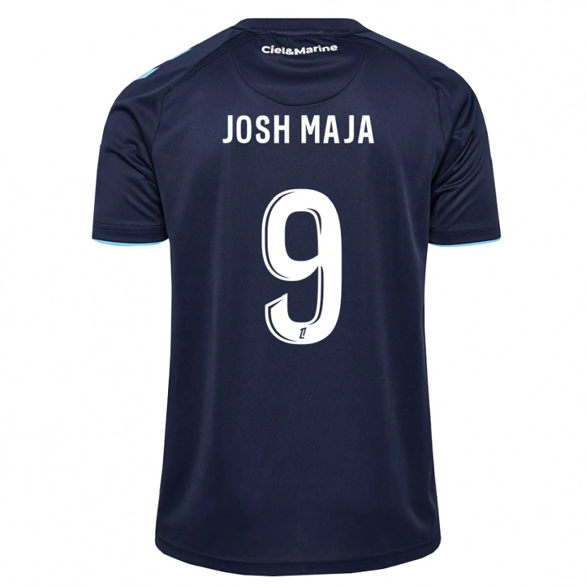 Danxen Kinderen Josh Maja #9 Centaurieblauw Middernachtblauw Thuisshirt Thuistenue 2026/27 T-Shirt