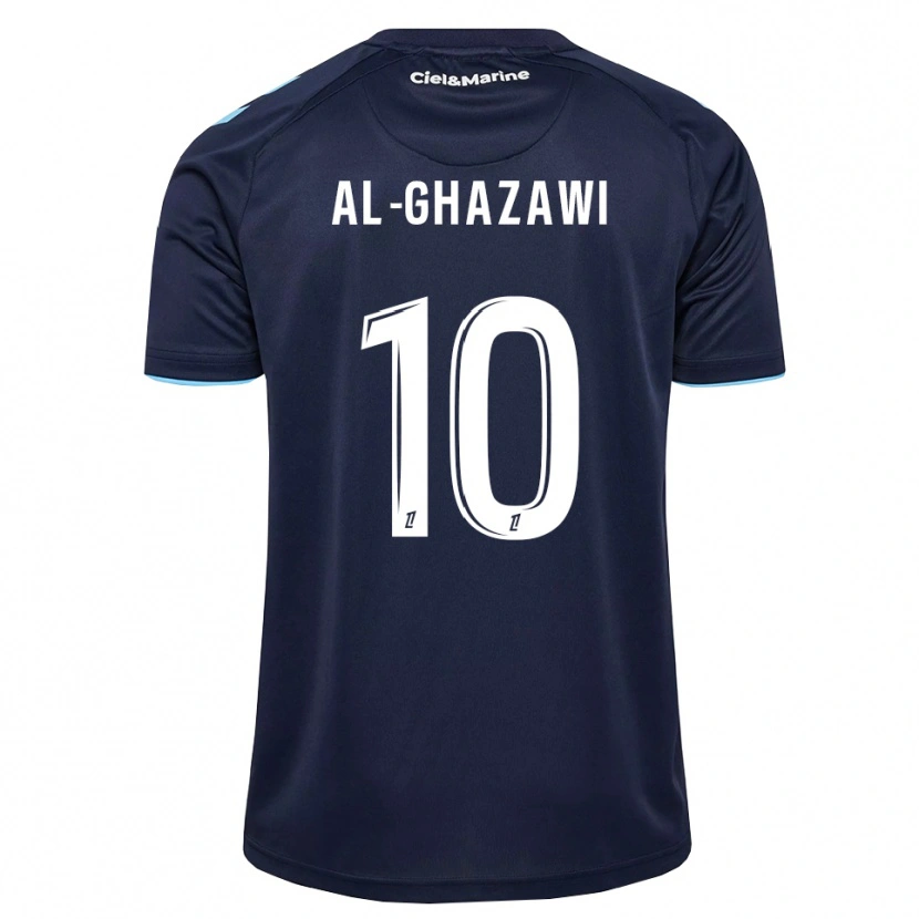 Danxen Kinderen Zayn Al-Ghazawi #10 Centaurieblauw Middernachtblauw Thuisshirt Thuistenue 2026/27 T-Shirt
