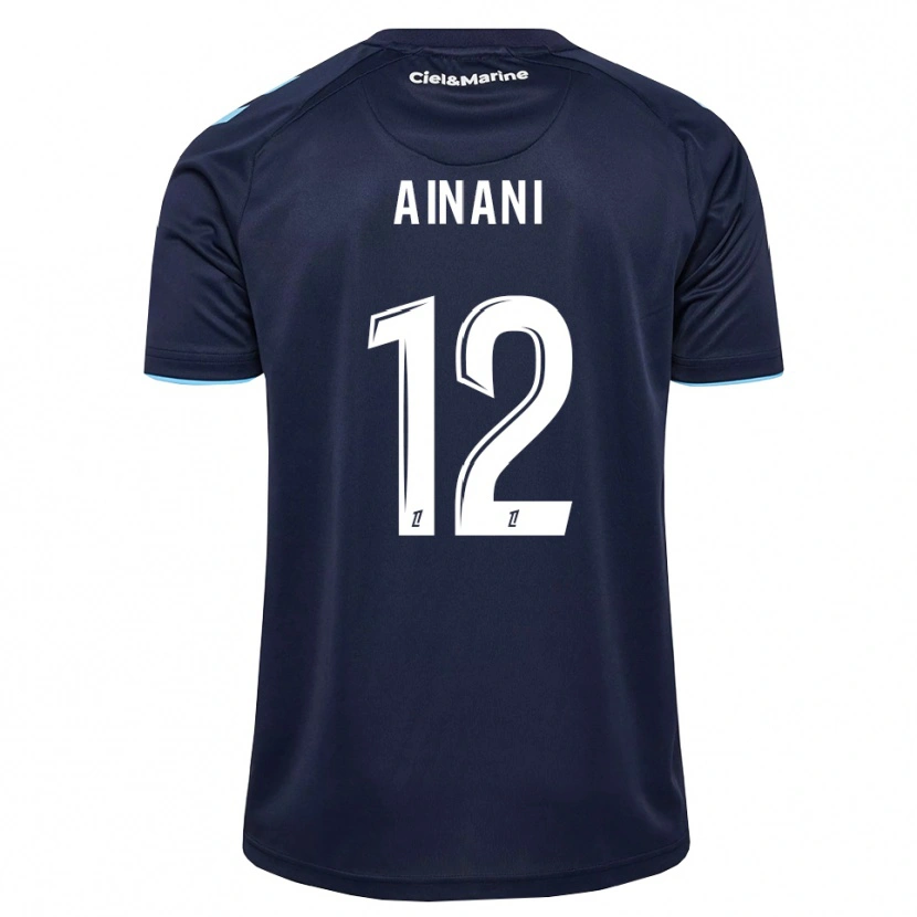 Danxen Kinderen Sufyan Ainani #12 Centaurieblauw Middernachtblauw Thuisshirt Thuistenue 2026/27 T-Shirt