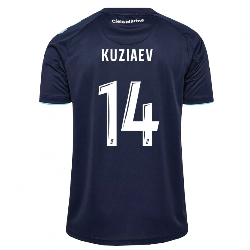 Danxen Kinderen Daler Kuzyaev #14 Centaurieblauw Middernachtblauw Thuisshirt Thuistenue 2026/27 T-Shirt