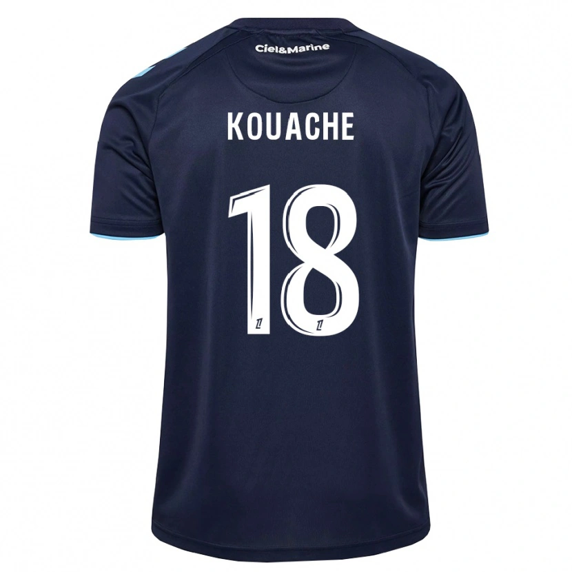 Danxen Kinderen Éva Kouache #18 Centaurieblauw Middernachtblauw Thuisshirt Thuistenue 2026/27 T-Shirt