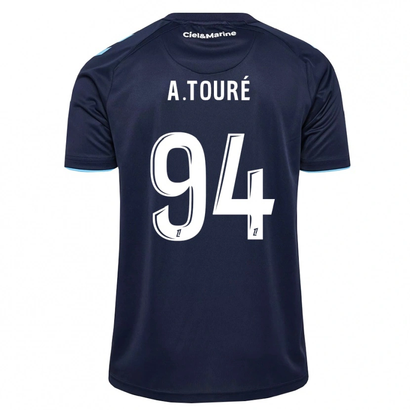 Danxen Kinderen Abdoulaye Touré #94 Centaurieblauw Middernachtblauw Thuisshirt Thuistenue 2026/27 T-Shirt