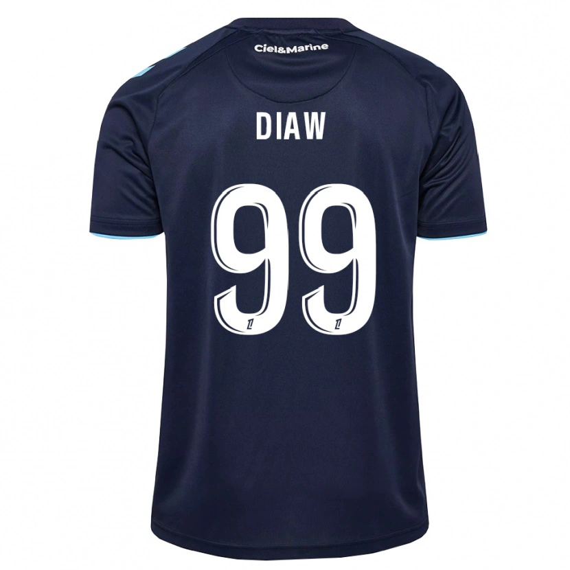 Danxen Kinderen Mory Diaw #99 Centaurieblauw Middernachtblauw Thuisshirt Thuistenue 2026/27 T-Shirt