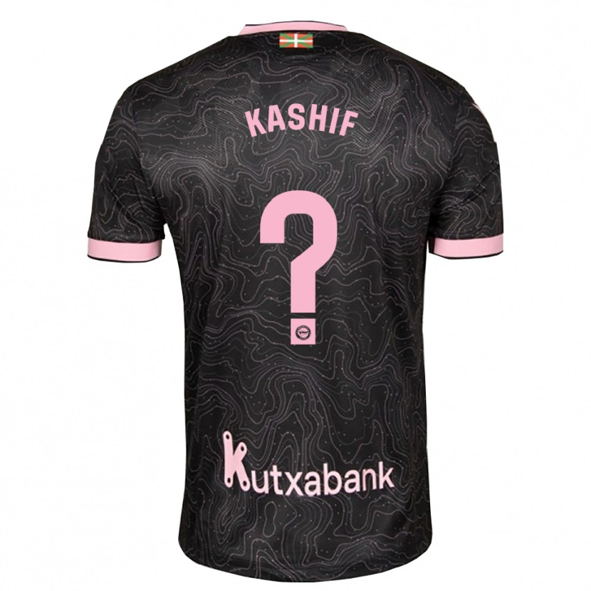 Danxen Kinderen Sami Kashif #0 Zwart Roze Uitshirt Uittenue 2026/27 T-Shirt