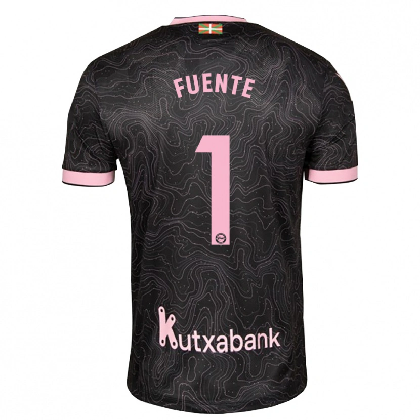 Danxen Kinderen Sofía Fuente #1 Zwart Roze Uitshirt Uittenue 2026/27 T-Shirt