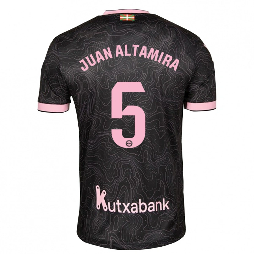 Danxen Kinderen Ines Juan Altamira #5 Zwart Roze Uitshirt Uittenue 2026/27 T-Shirt