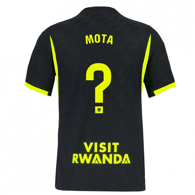 Danxen Kinderen Koke Mota #0 Heldergroen Zwart Uitshirt Uittenue 2026/27 T-Shirt