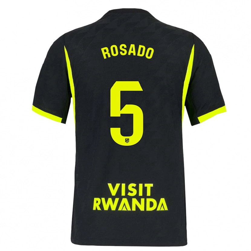 Danxen Kinderen Diego Rosado #5 Heldergroen Zwart Uitshirt Uittenue 2026/27 T-Shirt