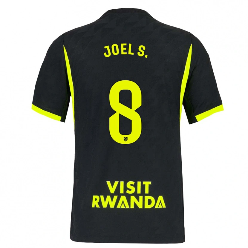 Danxen Kinderen Joel Sánchez #8 Heldergroen Zwart Uitshirt Uittenue 2026/27 T-Shirt