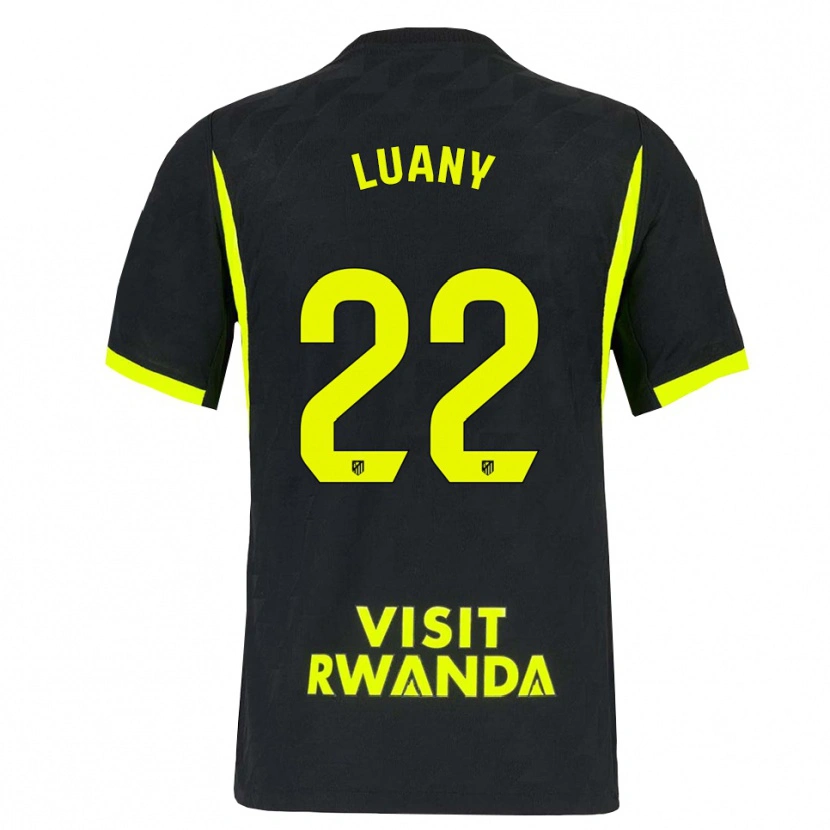 Danxen Kinderen Luany Vitória Da Silva Rosa #22 Heldergroen Zwart Uitshirt Uittenue 2026/27 T-Shirt