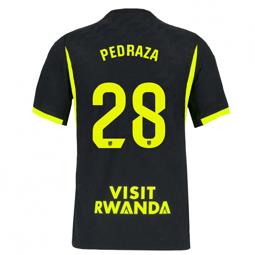 Danxen Kinderen Alfredo Pedraza #28 Heldergroen Zwart Uitshirt Uittenue 2026/27 T-Shirt