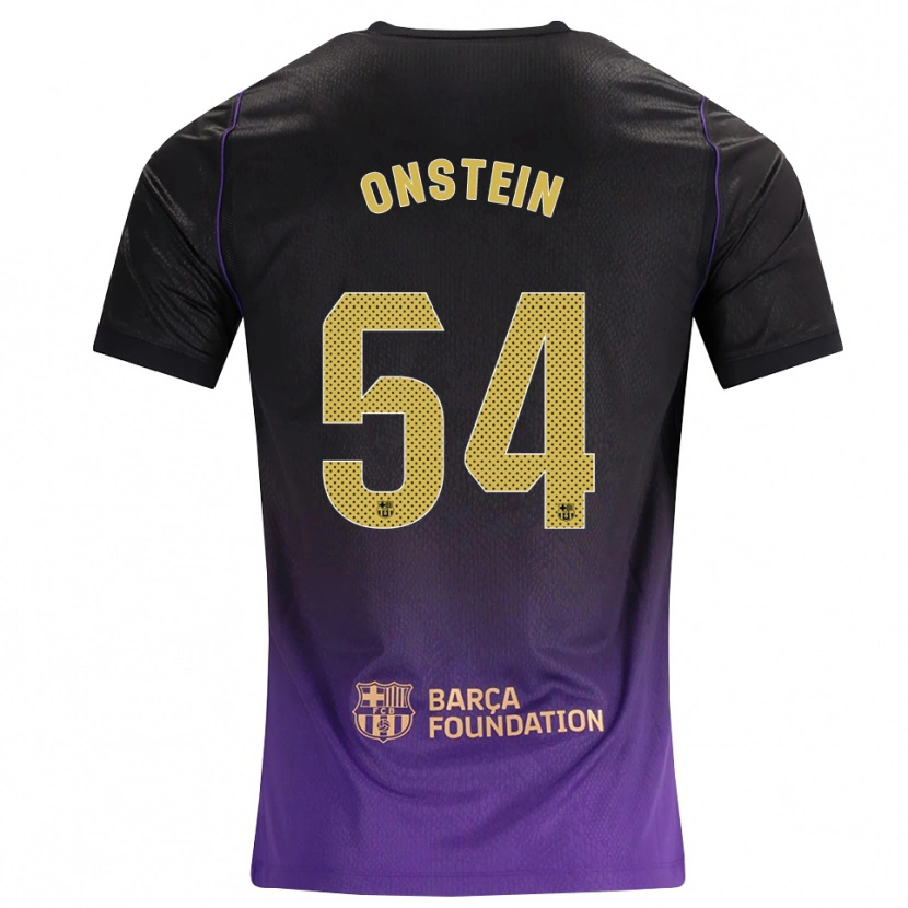 Danxen Kinderen Juwensley Onstein #54 Paars Geel Zwart Uitshirt Uittenue 2026/27 T-Shirt