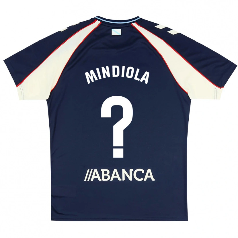 Danxen Kinderen Nicolás Mindiola #0 Koninklijk Blauw Rood Wit Uitshirt Uittenue 2026/27 T-Shirt