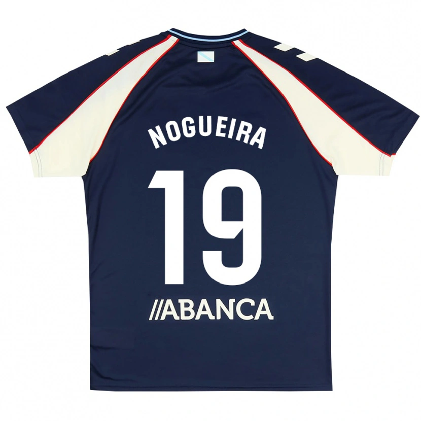 Danxen Kinderen María Nogueira #19 Koninklijk Blauw Rood Wit Uitshirt Uittenue 2026/27 T-Shirt