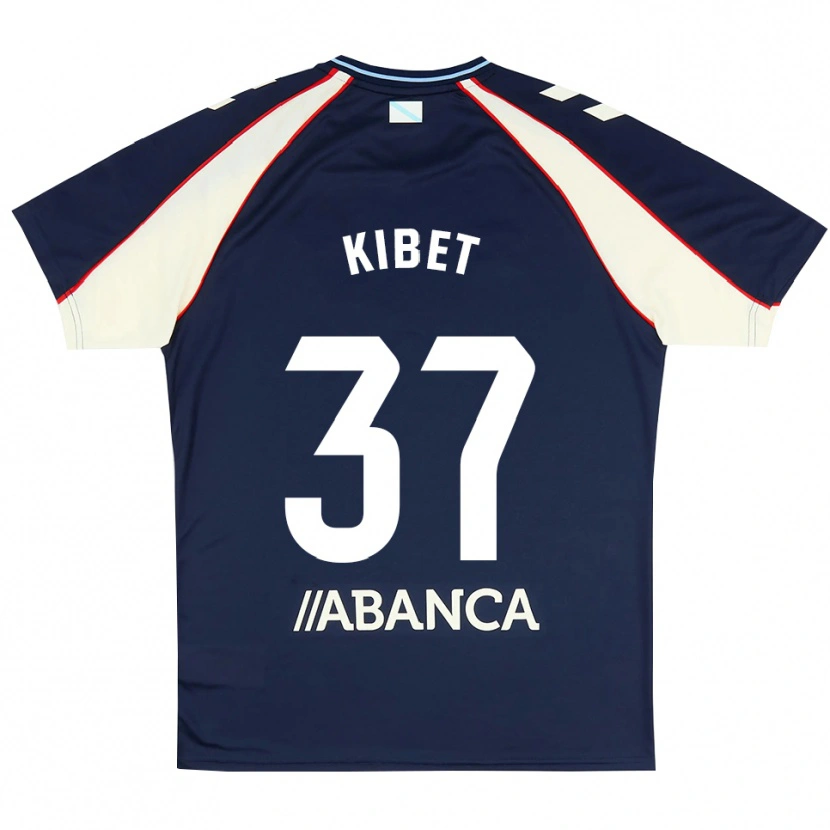 Danxen Kinderen Aldrine Kibet #37 Koninklijk Blauw Rood Wit Uitshirt Uittenue 2026/27 T-Shirt