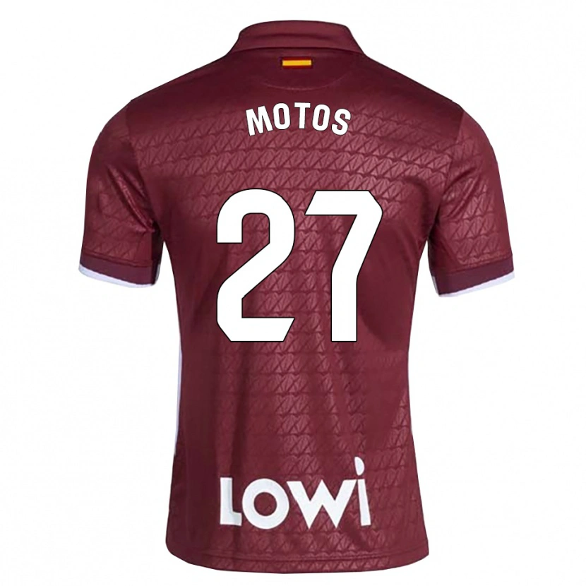 Danxen Kinderen Israel Motos #27 Donkerrood Wit Uitshirt Uittenue 2026/27 T-Shirt