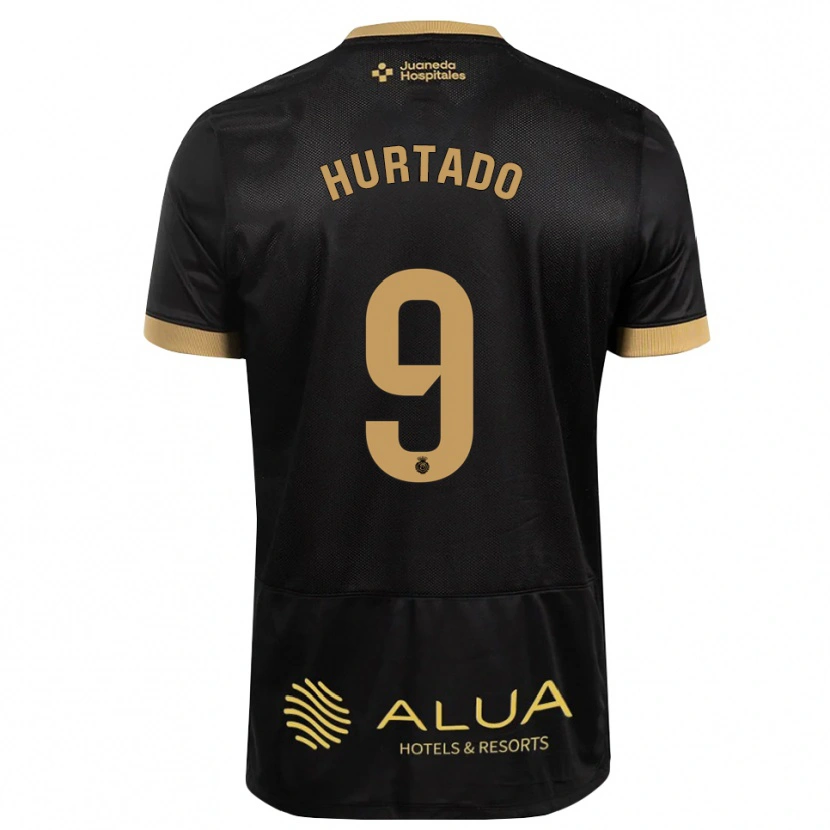 Danxen Kinderen Wilber Hurtado #9 Zwart Zandbruin Zwaar Hout Uitshirt Uittenue 2026/27 T-Shirt