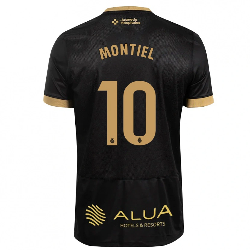 Danxen Kinderen Luis Montiel #10 Zwart Zandbruin Zwaar Hout Uitshirt Uittenue 2026/27 T-Shirt