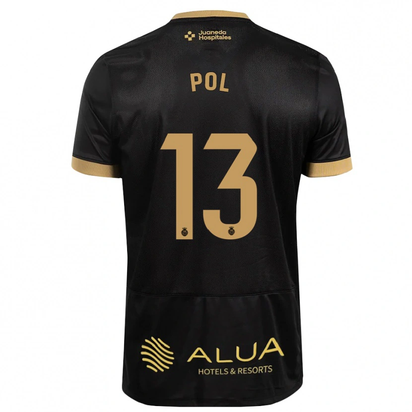 Danxen Kinderen Joan Pol #13 Zwart Zandbruin Zwaar Hout Uitshirt Uittenue 2026/27 T-Shirt