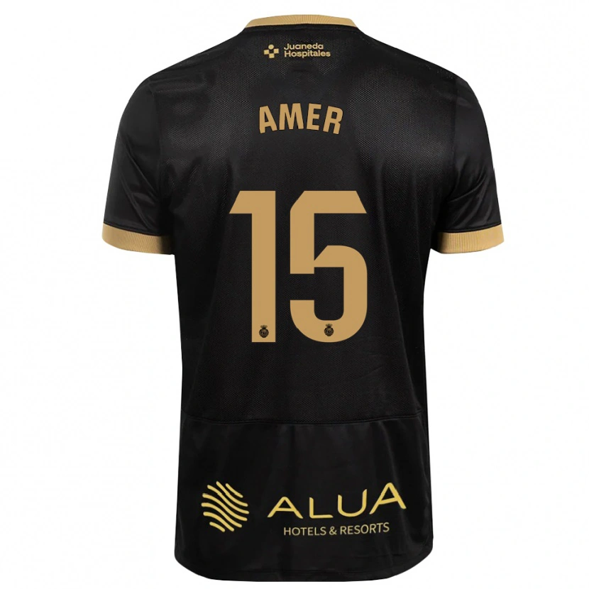 Danxen Kinderen Pere Amer #15 Zwart Zandbruin Zwaar Hout Uitshirt Uittenue 2026/27 T-Shirt