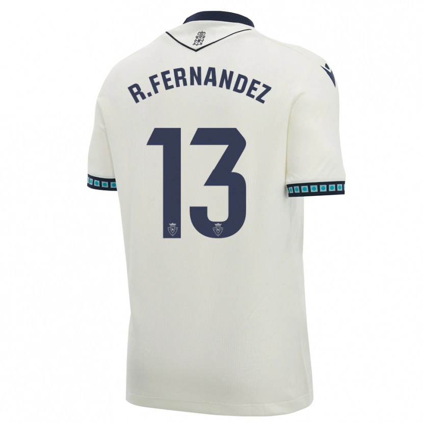 Danxen Kinderen Rafa Fernández #13 Wit Zwart Licht Hemelsblauw Uitshirt Uittenue 2026/27 T-Shirt