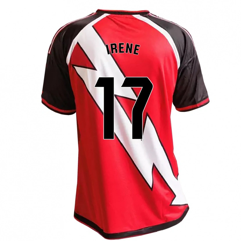 Danxen Kinderen Irene Rodríguez Basilio #17 Rood Zwart Wit Uitshirt Uittenue 2026/27 T-Shirt
