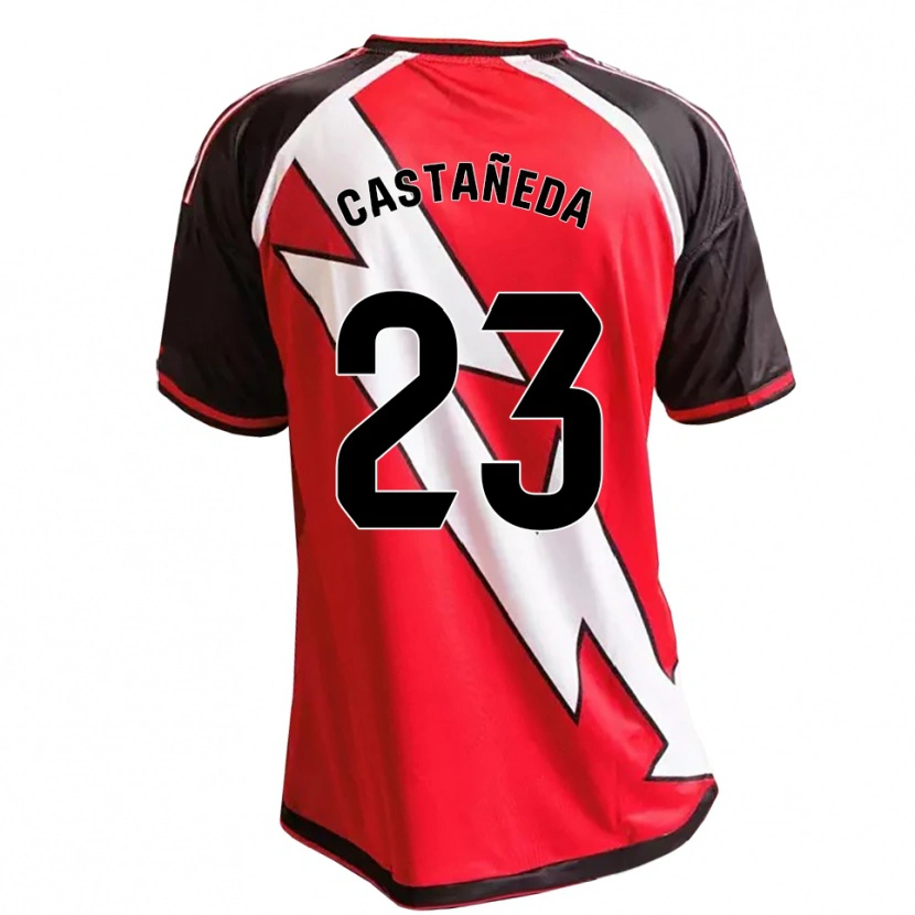 Danxen Kinderen Ana Sofía Castañeda Giraldo #23 Rood Zwart Wit Uitshirt Uittenue 2026/27 T-Shirt