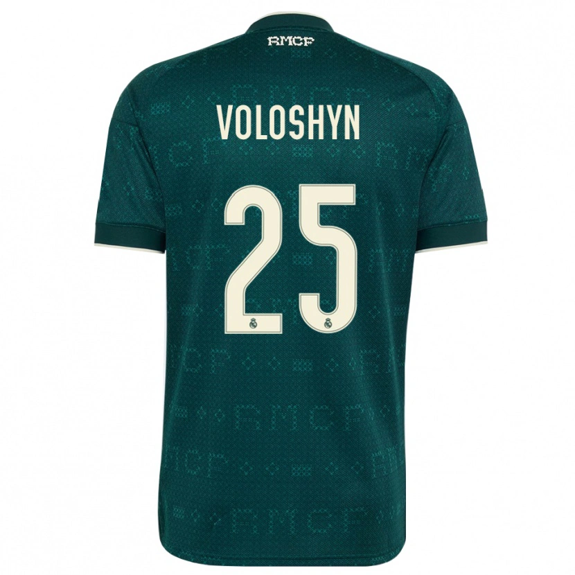 Danxen Kinderen Ilya Voloshyn #25 Donker Leigrijs Wit Uitshirt Uittenue 2026/27 T-Shirt
