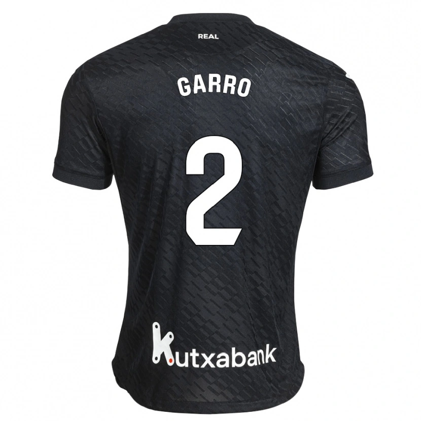 Danxen Kinderen Jon Garro #2 Zwart Wit Uitshirt Uittenue 2026/27 T-Shirt