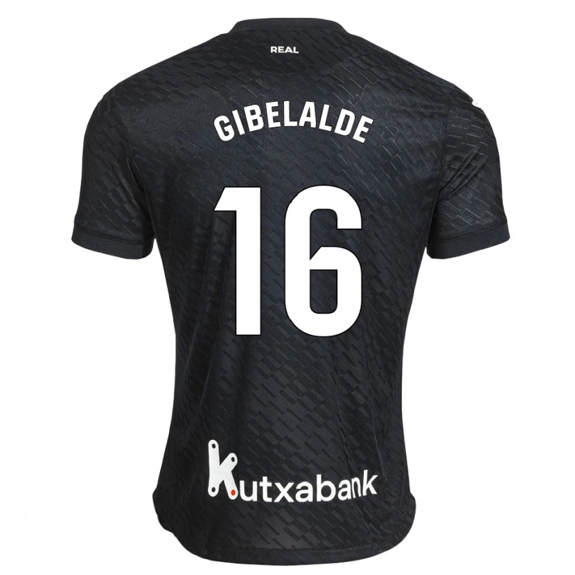 Danxen Kinderen Manex Gibelalde #16 Zwart Wit Uitshirt Uittenue 2026/27 T-Shirt