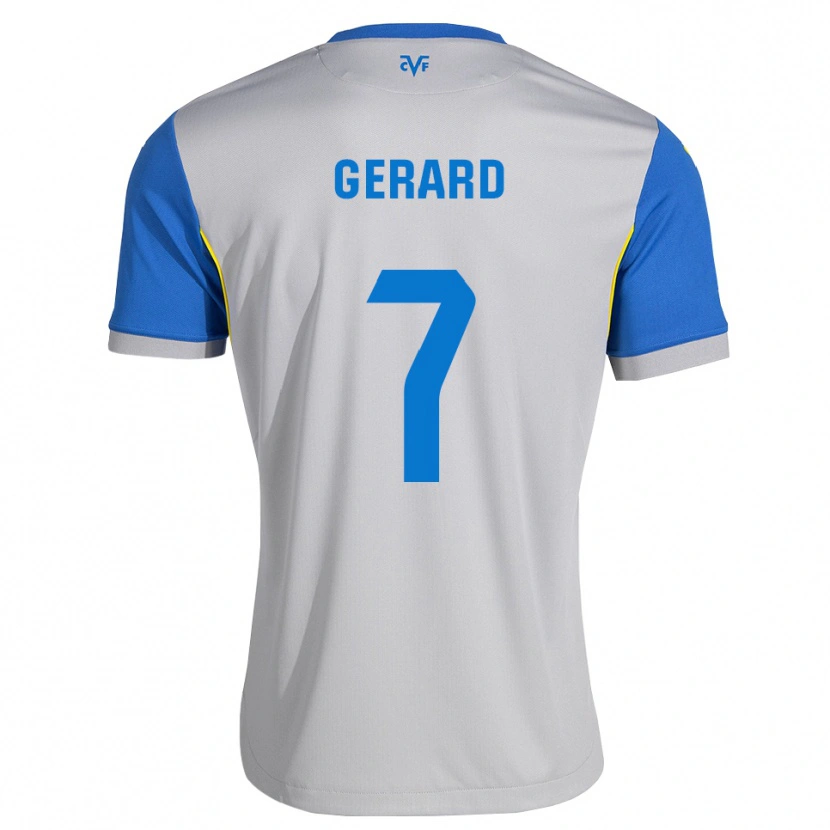 Danxen Kinderen Gerard Moreno #7 Dodgerblauw Grijs Uitshirt Uittenue 2026/27 T-Shirt