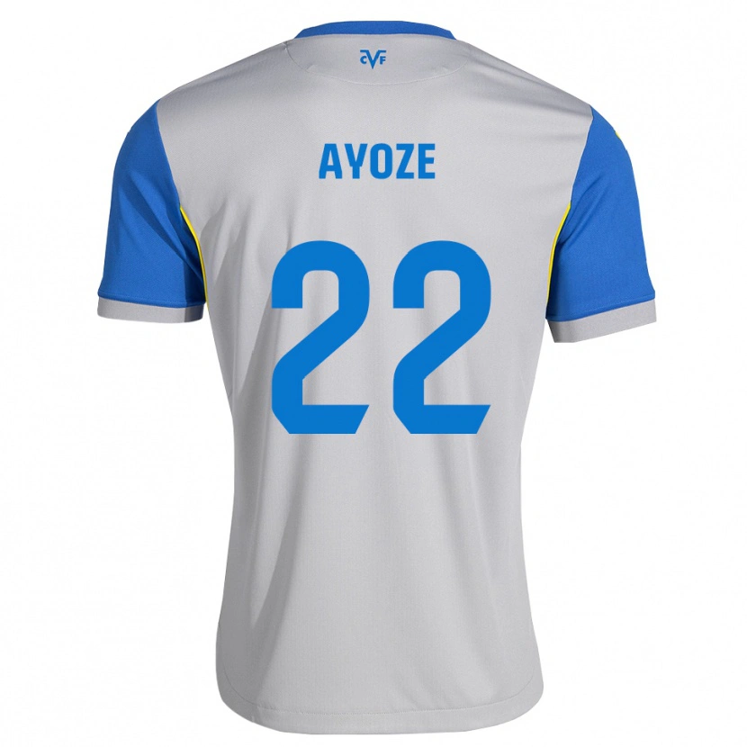 Danxen Kinderen Ayoze Pérez #22 Dodgerblauw Grijs Uitshirt Uittenue 2026/27 T-Shirt