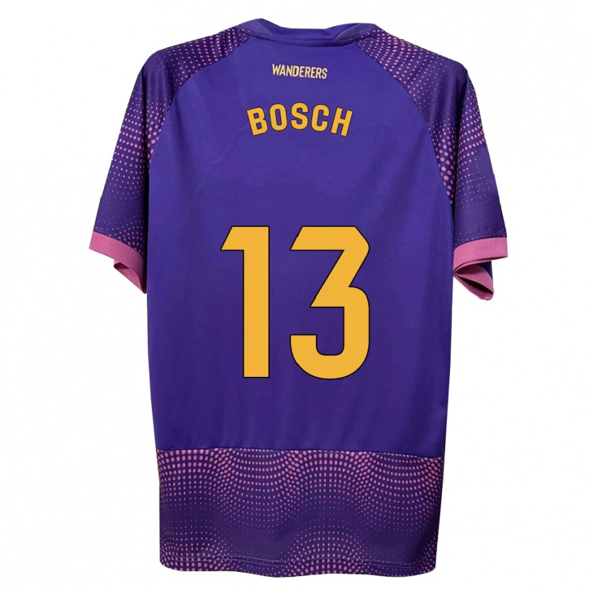 Danxen Kinderen Owen Bosch #13 Paars Wit Roze Uitshirt Uittenue 2026/27 T-Shirt