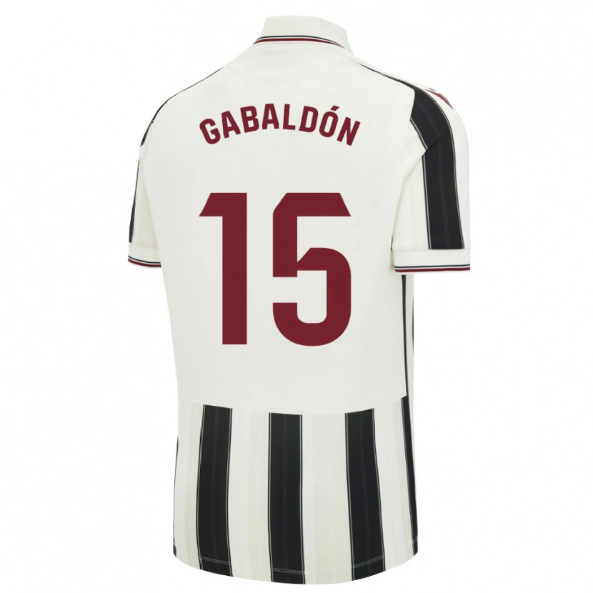 Danxen Kinderen María Gabaldón #15 Zwart Wit Rood Uitshirt Uittenue 2026/27 T-Shirt